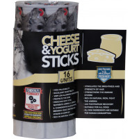 Полувлажное лакомство Alpha Spirit Sticks Cheese & Yogurt для взрослых собак с сыром и йогуртом, 40 г x 16 шт Полувлажное лакомство Alpha Spirit Sticks Cheese & Yogurt для взрослых собак с сыром и йогуртом, 40 г x 16 шт