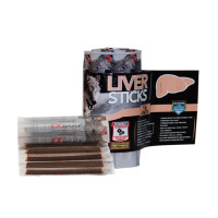 Напіввологі ласощі для собак Alpha Spirit DOG Sticks Liver, палички з печінкою, 16 шт, 160 г Напіввологі ласощі для собак Alpha Spirit DOG Sticks Liver, палички з печінкою, 16 шт, 160 г