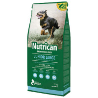 Сухой корм Nutrican Junior Large для щенков крупных пород возрастом от 1 до 12 месяцев со вкусом курицы, 15 кг Сухой корм Nutrican Junior Large для щенков крупных пород возрастом от 1 до 12 месяцев со вкусом курицы, 15 кг