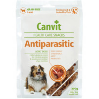 Напіввологі ласощі Canvit Antiparasitic для профілактики проблем з кишковим трактом у собак, 200 г Напіввологі ласощі Canvit Antiparasitic для профілактики проблем з кишковим трактом у собак, 200 г