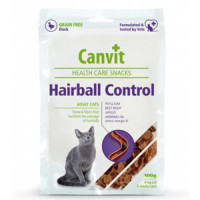 Полувлажное лакомство Canvit Hairball Control для выведения шерсти из желудка для кошек, 100 г Полувлажное лакомство Canvit Hairball Control для выведения шерсти из желудка для кошек, 100 г