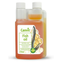 Рідка вітамінна добавка Canvit Fish Oil з риб'ячим жиром з вугра для собак, 250 мг Рідка вітамінна добавка Canvit Fish Oil з риб'ячим жиром з вугра для собак, 250 мг