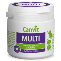 Вітамінна добавка Canvit Multi for Cats для поліпшення фізичної форми у котів, 100 г Вітамінна добавка Canvit Multi for Cats для поліпшення фізичної форми у котів, 100 г