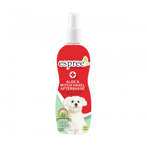 Професійний спрей Espree Aloe & Witchhazel для використання після гоління, тримминга, для собак 355 мл