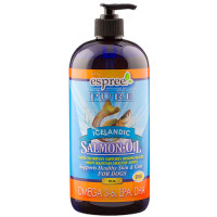 Масло Espree Icelandic Pure Salmon Oil для ухода за кожей и шерстью для собак, 945 мл Масло Espree Icelandic Pure Salmon Oil для ухода за кожей и шерстью для собак, 945 мл