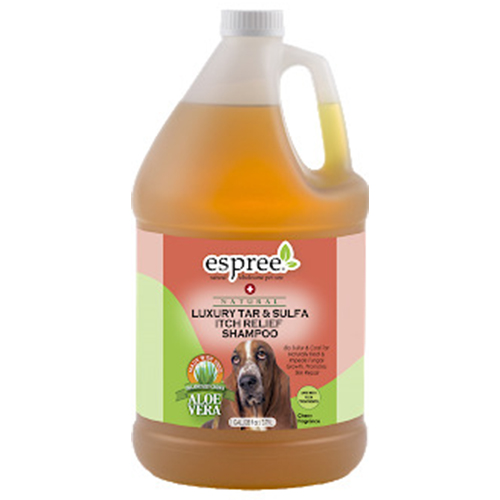 Шампунь Espree Luxury Tar & Sulfa Shampoo проти лупи для собак, з сіркою, 3,79 л