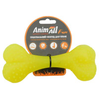 Игрушка AnimAll Fun кость, желтая, 15 см Игрушка AnimAll Fun кость, желтая, 15 см