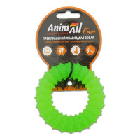 Іграшка AnimAll Fun кільце з шипами, зелене, 9 см Іграшка AnimAll Fun кільце з шипами, зелене, 9 см