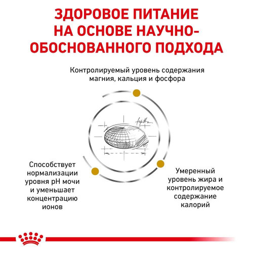 Сухой корм Royal Canin Urinary S/O Moderate Calorie при мочекаменной болезни у кошек, 1.5 кг