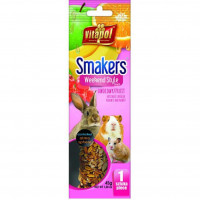 Колба Vitapol Smakers Box для гризунів зі смаком фруктів, 45 г, 1 шт Колба Vitapol Smakers Box для гризунів зі смаком фруктів, 45 г, 1 шт