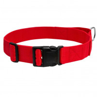 Нейлоновый ошейник с ручкой Dog Extreme для собак, регулируемый, 40 мм, 55-75 см, красный Нейлоновый ошейник с ручкой Dog Extreme для собак, регулируемый, 40 мм, 55-75 см, красный