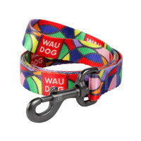 Повідець Waudog Nylon з малюнком Вітраж для собак 25 мм, 122 см Повідець Waudog Nylon з малюнком Вітраж для собак 25 мм, 122 см