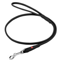 Поводок круглый Waudog Soft для собак 6 мм, 183 см, черный Поводок круглый Waudog Soft для собак 6 мм, 183 см, черный