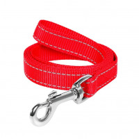 Поводок нейлоновый Dog Extreme для собак 20 мм, 150 см, красный Поводок нейлоновый Dog Extreme для собак 20 мм, 150 см, красный