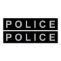 Сменная надпись для шлеи Police, малая 1-2 размера, черная