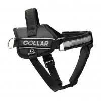 Шлея Dog Extreme Police №5 с фонариком для собак 85-115 см, черный