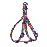 Шлея Waudog Nylon для собак з малюнком Вітраж 15 мм, 40-55 см Шлея Waudog Nylon для собак з малюнком Вітраж 15 мм, 40-55 см