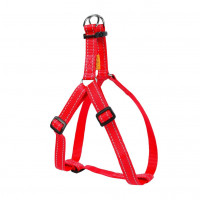 Нейлонова шлея Dog Extreme для собак, регулююча, 20 мм, 50-80 см, червона Нейлонова шлея Dog Extreme для собак, регулююча, 20 мм, 50-80 см, червона