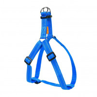 Нейлонова шлея Dog Extreme для собак, регулююча, 25 мм, 60-90 см, блакитна Нейлонова шлея Dog Extreme для собак, регулююча, 25 мм, 60-90 см, блакитна