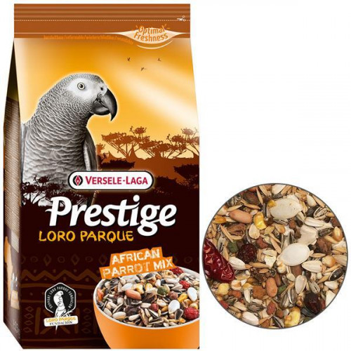 Корм Versele-Laga Prestige Loro Parque African Parrot Mix зерновая смесь для попугаев, 15 кг