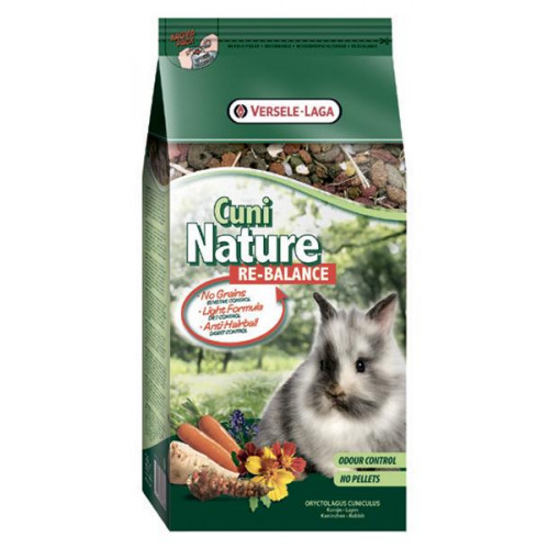 Беззерновой корм Versele-Laga Nature Cuni Fibres суперпреміум, для кроликів, 700 г