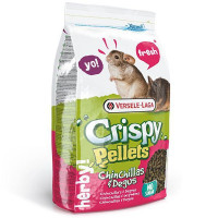 Корм Versele-Laga Crispy Pellets Chinchillas & Degus гранульований, для шиншил і дегу, 1 кг Корм Versele-Laga Crispy Pellets Chinchillas & Degus гранульований, для шиншил і дегу, 1 кг
