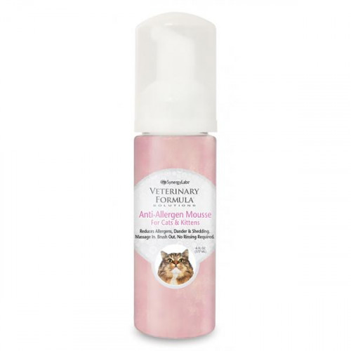 Шампунь Veterinary Formula Anti-Allergen Mousse Cat без воды, для кошек, 177 мл