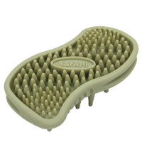 Щітка Safari MASSAGER масажна, для собак і котів, гума, зелена Щітка Safari MASSAGER масажна, для собак і котів, гума, зелена