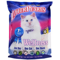 Наполнитель Litter Pearls Wellness для туалетов, кварцевый, для кошек, 1.59 кг Наполнитель Litter Pearls Wellness для туалетов, кварцевый, для кошек, 1.59 кг