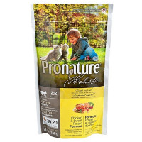Сухой корм Pronature Holistic Kitten Chicken&Sweet Potato с курицей и бататом, для котят всех пород, 340 г Сухой корм Pronature Holistic Kitten Chicken&Sweet Potato с курицей и бататом, для котят всех пород, 340 г