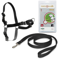 Шлея Premier Easy Walk антіривок, для собак, розмір M, чорна Шлея Premier Easy Walk антіривок, для собак, розмір M, чорна