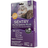 Краплі Sentry PurrScriptions від бліх і кліщів, для котів вагою от 2.2 кг, 1.4 мл, ціна за піпетку Краплі Sentry PurrScriptions від бліх і кліщів, для котів вагою от 2.2 кг, 1.4 мл, ціна за піпетку