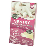 Ошейник Sentry PurrScriptions Plus от блох и клещей для кошек, 6 месяцев защиты, 32 см Ошейник Sentry PurrScriptions Plus от блох и клещей для кошек, 6 месяцев защиты, 32 см