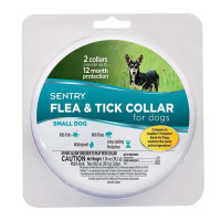 Нашийник SENTRY Flea & Tick Small від бліх і кліщів, для собак малих порід, 6 місяців захисту, 36 см, 2 шт Нашийник SENTRY Flea & Tick Small від бліх і кліщів, для собак малих порід, 6 місяців захисту, 36 см, 2 шт