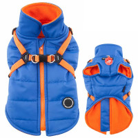 Жилет Puppia Mountaineer со шлейкой, для собак, размер XL, синий Жилет Puppia Mountaineer со шлейкой, для собак, размер XL, синий