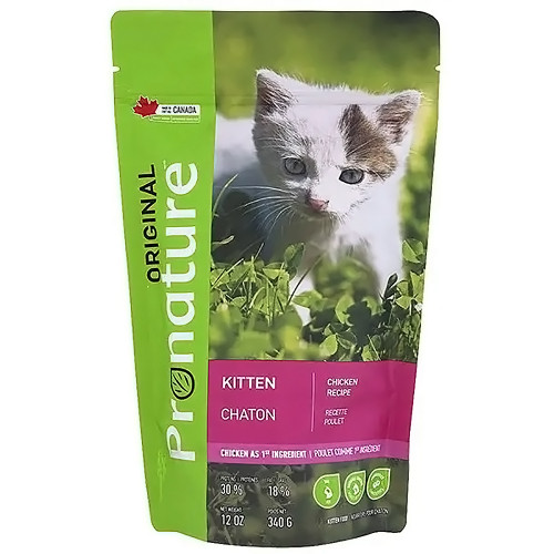 Сухой корм Pronature Original Kitten Chicken с курицей, для котят, 340 г Сухой корм Pronature Original Kitten Chicken с курицей, для котят, 340 г