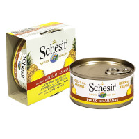 Консервы Schesir Chicken Pineapple натуральные, для собак, филе курицы с ананасом в желе, 150 г Консервы Schesir Chicken Pineapple натуральные, для собак, филе курицы с ананасом в желе, 150 г