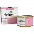 Консервы Schesir Salmon Natural Style натуральные для кошек, лосось в собственном соку, банка 85 г