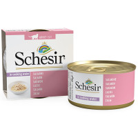 Консерви Schesir Salmon Natural Style натуральні для котів, лосось у власному соку, банку 85 г Консерви Schesir Salmon Natural Style натуральні для котів, лосось у власному соку, банку 85 г