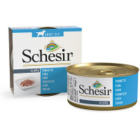 Консервы Schesir Tuna натуральные, для собак, тунец в желе, банка 150 г Консервы Schesir Tuna натуральные, для собак, тунец в желе, банка 150 г