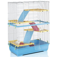 Клітка Imac Rat 80 Double для щурів, пластик, блакитна, 80х48.5х110 см Клітка Imac Rat 80 Double для щурів, пластик, блакитна, 80х48.5х110 см