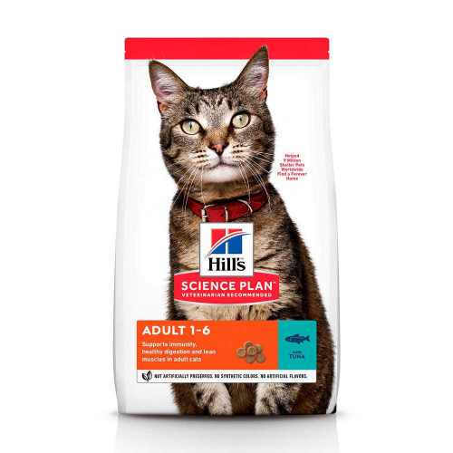 Сухий корм Hill's Science  Plan Adult для котів, з тунцем, 3 кг