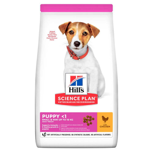 Сухий корм Hill's Science  Plan Puppy Small & Miniature для цуценят, з куркою, 300 г