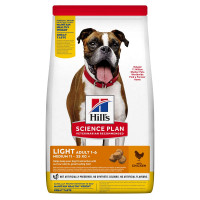 Сухой корм Hill's Science Plan Adult Light Medium для собак, с курицей, 14 кг