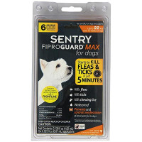Капли FiproGuard Max от блох, клещей и вшей, для собак 2-10 кг, 0.67 мл, 3 шт, цена за 1 пипетку Капли FiproGuard Max от блох, клещей и вшей, для собак 2-10 кг, 0.67 мл, 3 шт, цена за 1 пипетку