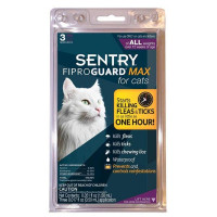 Капли FiproGuard Max от блох, клещей и вшей, для кошек c 12 недель, 0.5 мл, 6 шт, цена за 1 пипетку
