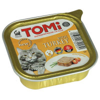 Консервы Tomi turkey супер премиум корм для кошек, паштет, 100 г Консервы Tomi turkey супер премиум корм для кошек, паштет, 100 г