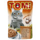 Консервы Tomi goose liver с гусем и печенью, для кошек, влажный корм, пауч, 100 г