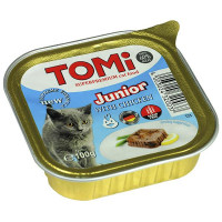 Консервы Tomi junior супер премиум, для котят с курицей, паштет, 100 г