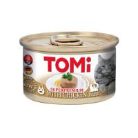 Консерви Tomi Chicken з куркою, для котів, мус, 85 г Консерви Tomi Chicken з куркою, для котів, мус, 85 г